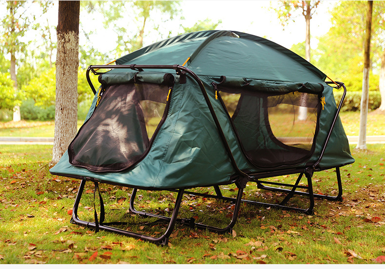 Cheap Goat Tents Hot Sale Automatic Smart Tent Off Ground Tent Above Ground WaterProof Outdoor Folding Camping Bed Tent,CZ 830B Camping Bed Tent Tents 